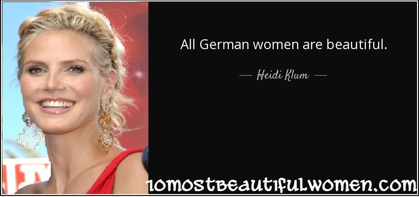 Heidi Klum quote from google search